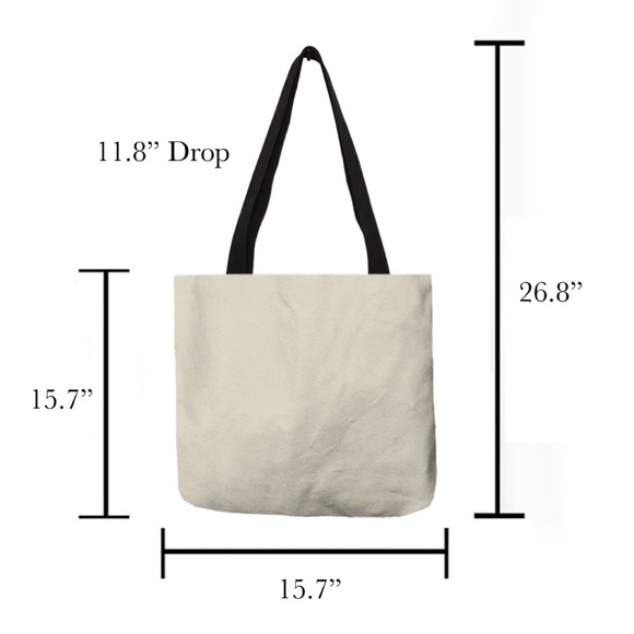 Eco-Friendly Colorful Flower Bald Eagle Folding Tote Bag - Picture 15 of 15